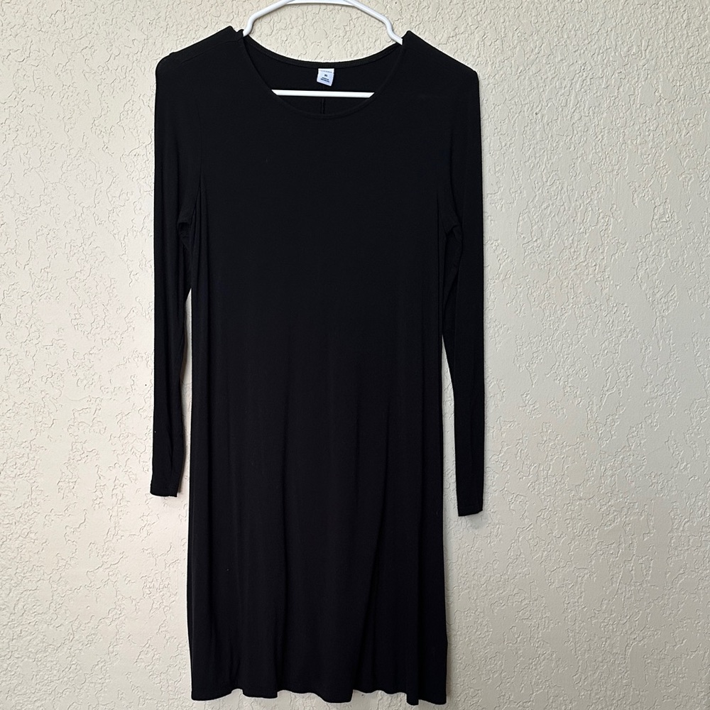Old Navy Classic Black Long-Sleeve Women's Dress XS